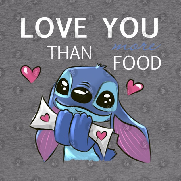 Love you more than food... by JulietFrost